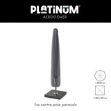 Platinum AeroCover Housse de protection pour Parasol 230x30/40cm H:230cm 