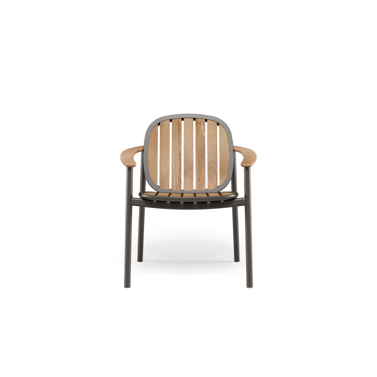 Emu 6041 Twins Fauteuil Repas Alu Teak