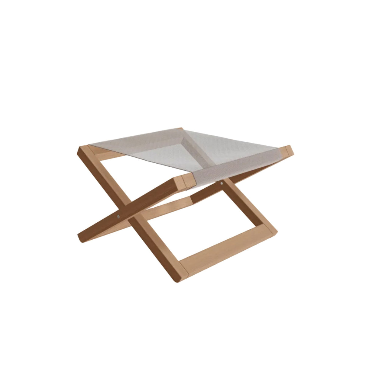 Royal Botania Beacher Repose-pieds pliable Toile Batyline Brown BRU 