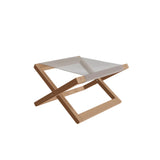 Royal Botania Beacher Repose-pieds pliable Toile Batyline Brown BRU 