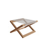 Royal Botania Beacher Repose-pieds pliable Toile Batyline Cappuccino CAU 