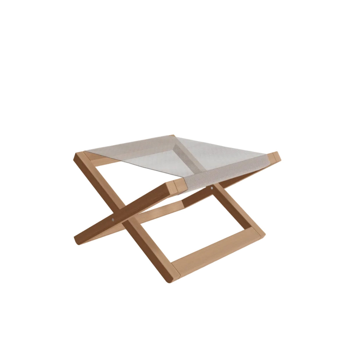 Royal Botania Beacher Repose-pieds pliable Toile Batyline Cappuccino CAU 
