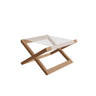 Royal Botania Beacher Repose-pieds pliable Toile Batyline White WU 