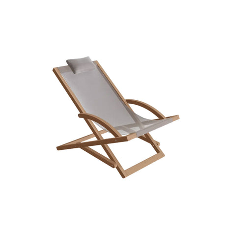 Royal Botania Beacher Transat pliable Toile Batyline Brown BRU 