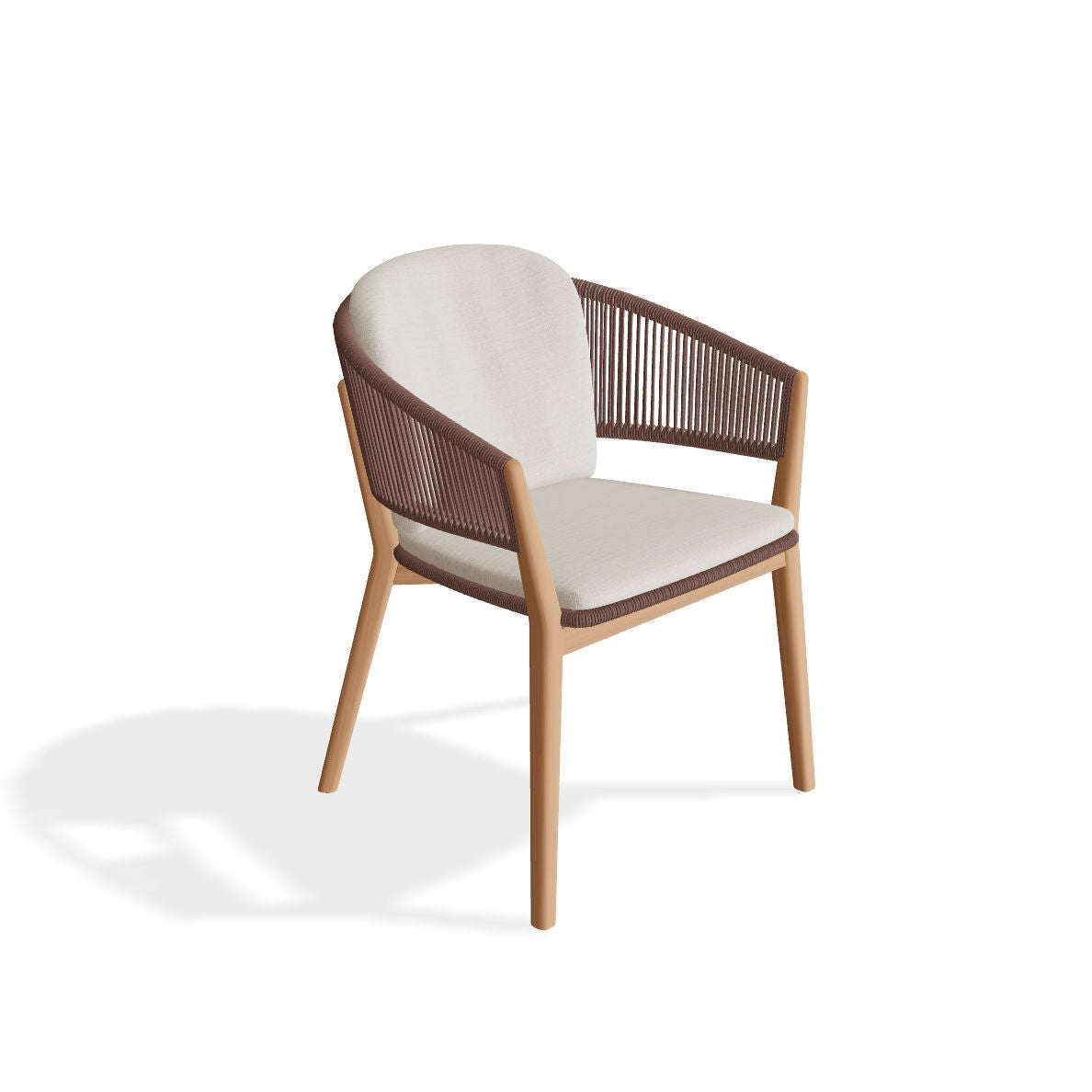 Royal Botania Carés Fauteuil repas teck, coussin non inclus Brick BK 