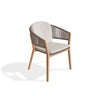 Royal Botania Carés Fauteuil repas teck, coussin non inclus Cappuccino CAU 