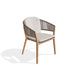 Royal Botania Carés Fauteuil repas teck, coussin non inclus Cappuccino CAU 