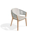 Royal Botania Carés Fauteuil repas teck, coussin non inclus Sage Green SG 