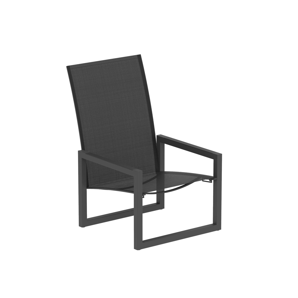 Royal Botania Ninix Toile de rechange pour Fauteuil bas Lounge Multipositions NNX60T Toile Black ZU 