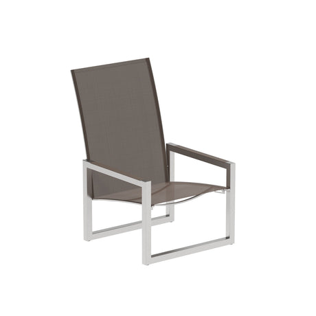 Royal Botania Ninix Toile de rechange pour Fauteuil bas Lounge Multipositions NNX60T Toile Cappuccino CAU 