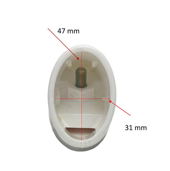 Royal Garden Bouchon de pied de table de rechange 47x31mm 