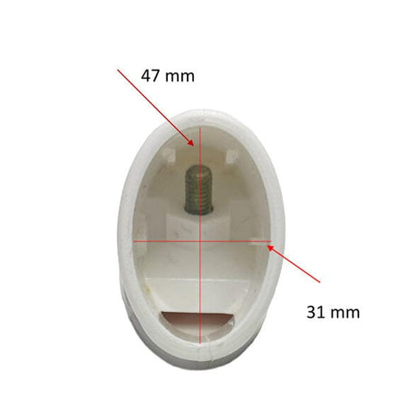 Royal Garden Bouchon de pied de table de rechange 47x31mm 