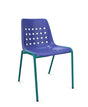 Schaffner Bermuda Chaise empilable Bleu 53 Bleu Kali 56 