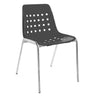 Schaffner Bermuda chaise empilable GALAXUS Galvanisé à chaud 02 Anthracite 77 