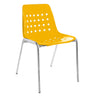 Schaffner Bermuda chaise empilable GALAXUS Galvanisé à chaud 02 Jaune 11 
