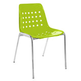 Schaffner Bermuda chaise empilable GALAXUS Galvanisé à chaud 02 Vert clair 63 