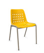 Schaffner Bermuda Chaise empilable Jaune 11 Champagne 85 