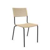 Schaffner Bodensee Lamello Chaise empilable Marron Pastel 83 Anthracite 77 