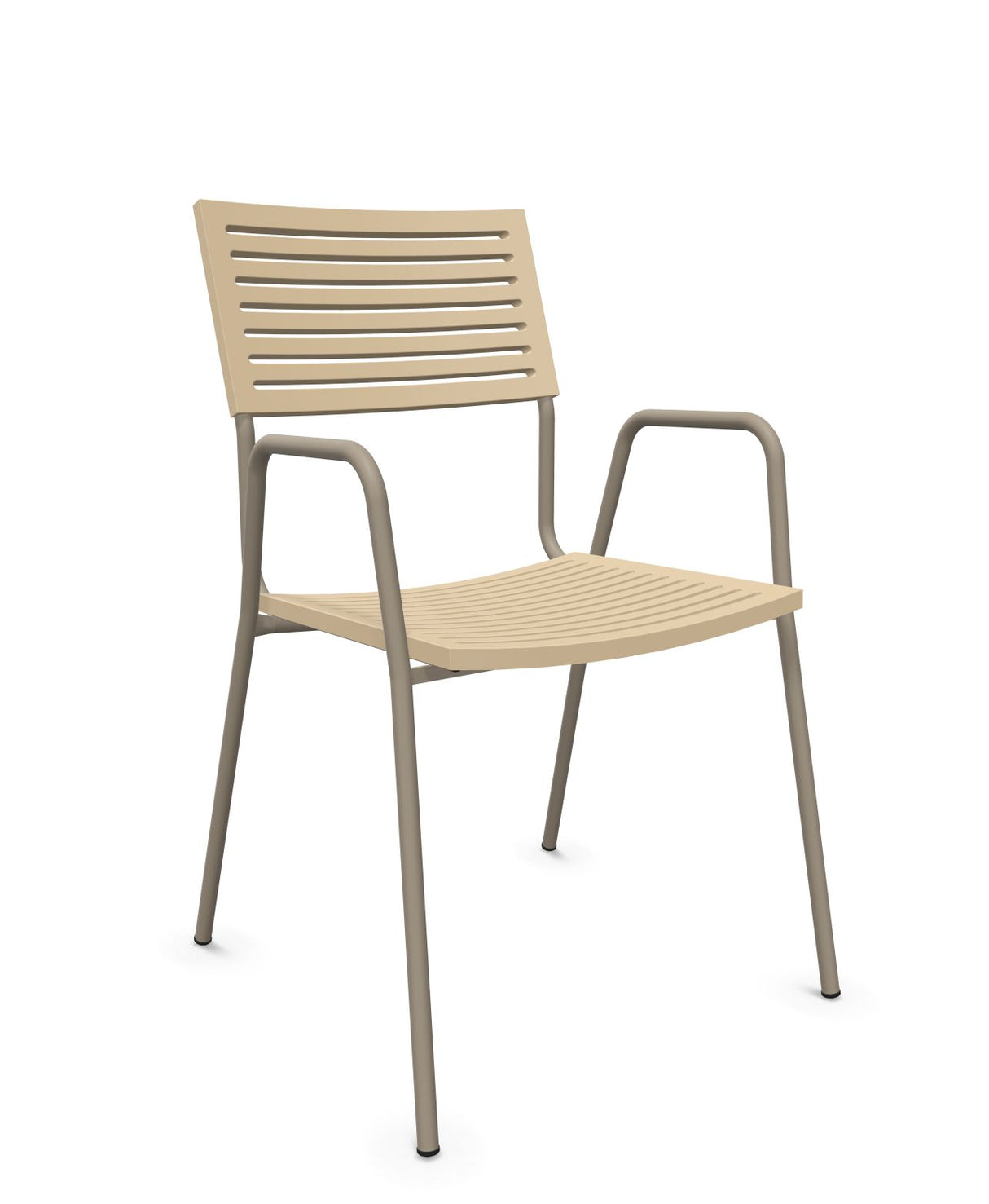 Schaffner Bodensee Lamello Fauteuil repas Marron Pastel 83 Champagne 85 