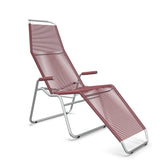 Schaffner Brissago Chaise longue Spaghetti Bordeaux 38 Galvanisé à chaud 02 