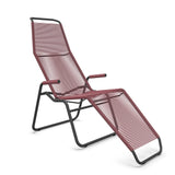 Schaffner Brissago Chaise longue Spaghetti Bordeaux 38 Noir 91 
