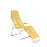 Schaffner Brissago Chaise longue Spaghetti Jaune 11 Blanc 90 