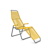 Schaffner Brissago Chaise longue Spaghetti Jaune 11 Graphite 73 