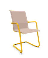 Schaffner Locarno Fauteuil Cantilever empilable Fleur de Cerisier 48 Jaune 11 