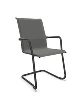Schaffner Locarno Fauteuil Cantilever empilable Gris 20 Anthracite 77 