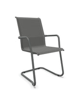 Schaffner Locarno Fauteuil Cantilever empilable Gris 20 Graphite 73 