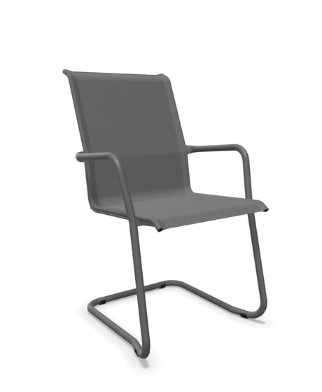 Schaffner Locarno Fauteuil Cantilever empilable Gris 20 Graphite 73 