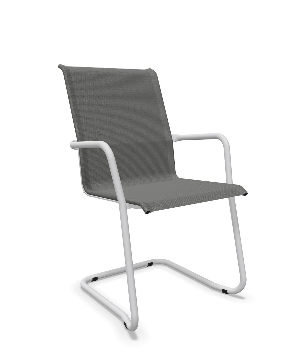 Schaffner Locarno Fauteuil Cantilever empilable Gris 20 Gris Argent 78 