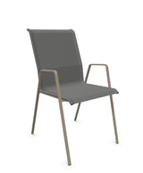 Schaffner Luzern Fauteuil repas empilable Gris 20 Champagne 85 