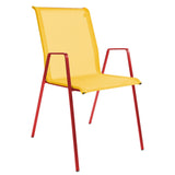 Schaffner Luzern Fauteuil repas empilable Rouge 30 Jaune 11 