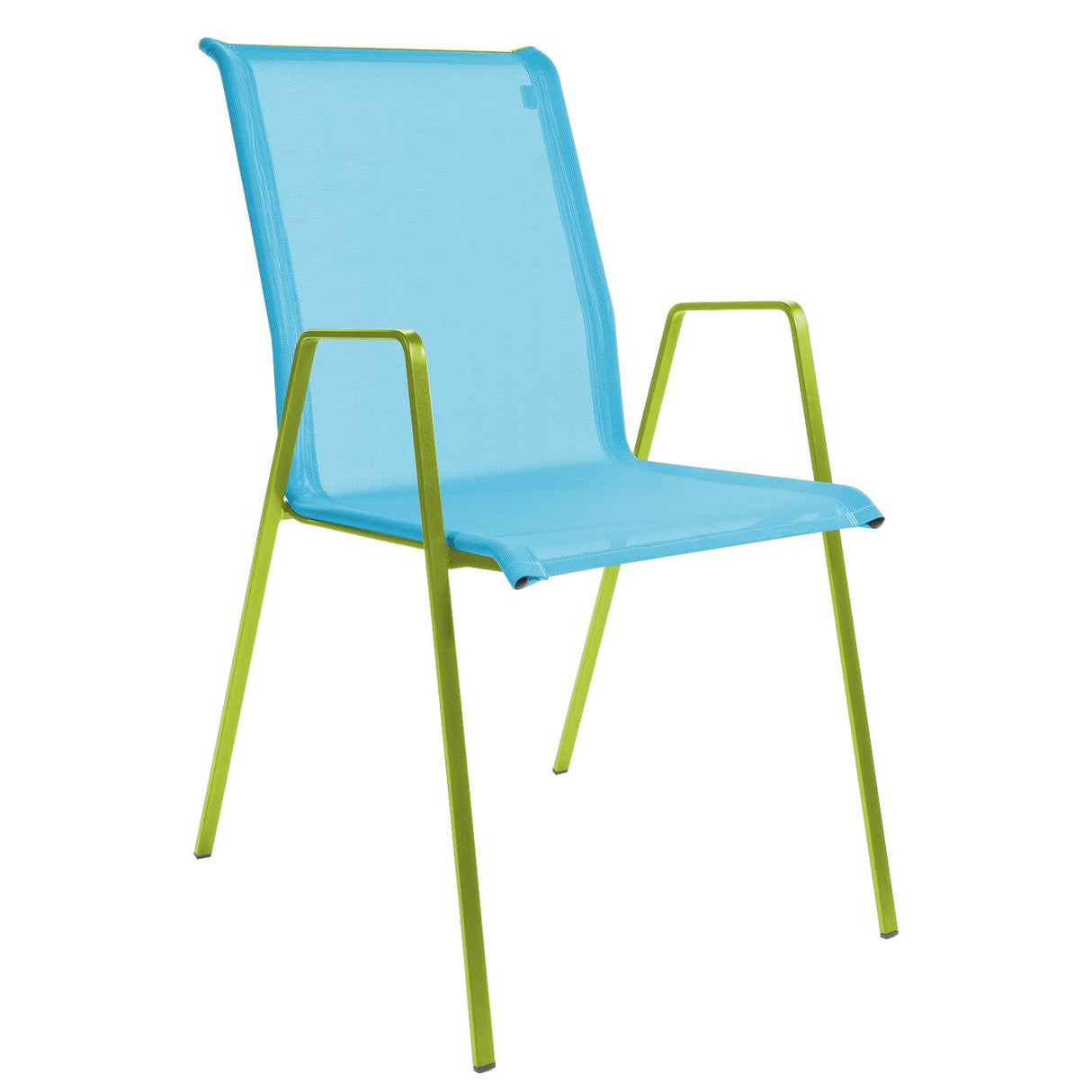 Schaffner Luzern Fauteuil repas empilable Vert clair 63 Turquoise 58 