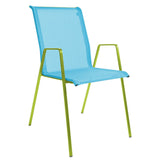 Schaffner Luzern Fauteuil repas empilable Vert clair 63 Turquoise 58 