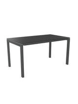 Schaffner Luzern table repas 140x80cm Anthracite 77 Graphite 73 