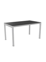 Schaffner Luzern table repas 140x80cm Anthracite 77 Gris argent 78 