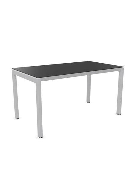 Schaffner Luzern table repas 140x80cm Anthracite 77 Gris argent 78 
