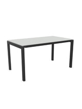 Schaffner Luzern table repas 140x80cm Gris Argent 78 Anthracite 77 
