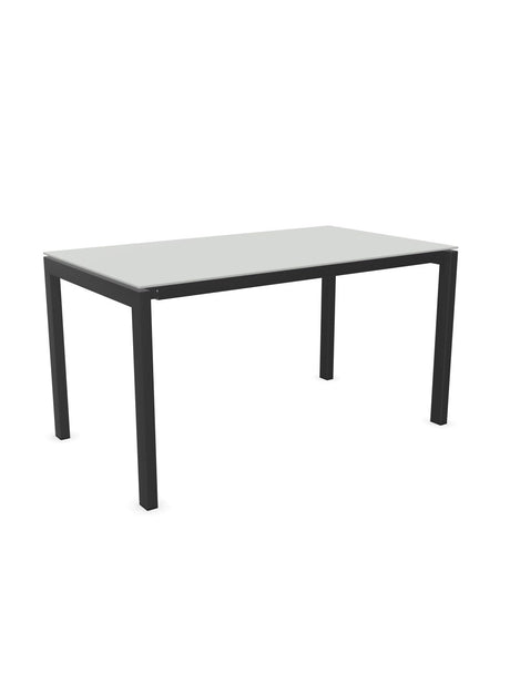 Schaffner Luzern table repas 140x80cm Gris Argent 78 Anthracite 77 