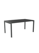 Schaffner Luzern table repas 160x90cm Anthracite 77 Graphite 73 