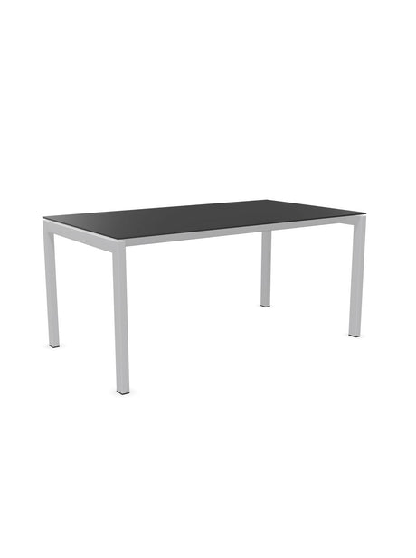Schaffner Luzern table repas 160x90cm Anthracite 77 Gris argent 78 