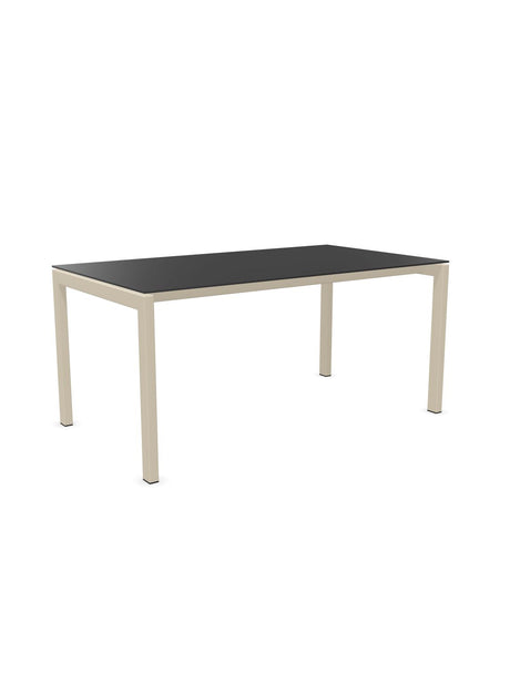 Schaffner Luzern table repas 160x90cm Anthracite 77 Sable Pastel 15 