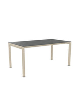 Schaffner Luzern table repas 160x90cm Graphite 73 Sable Pastel 15 