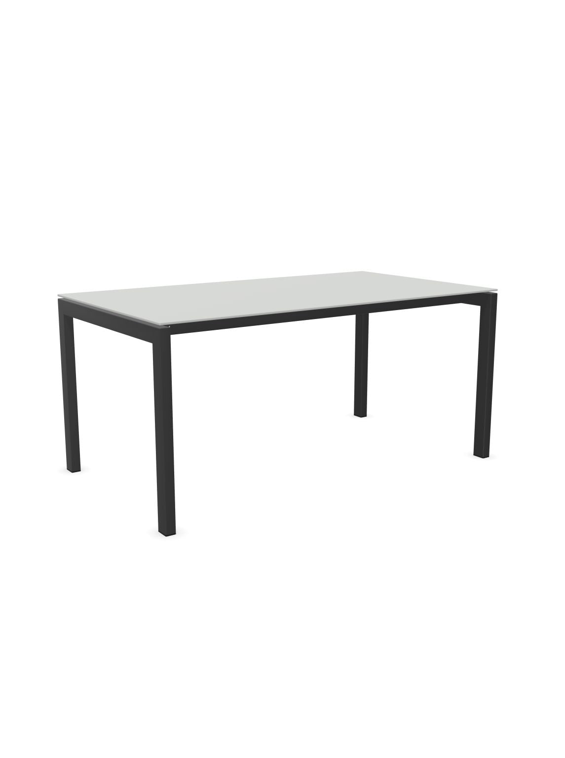 Schaffner Luzern table repas 160x90cm Gris Argent 78 Anthracite 77 