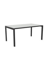 Schaffner Luzern table repas 160x90cm Gris Argent 78 Anthracite 77 
