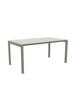 Schaffner Luzern table repas 160x90cm Gris Argent 78 Champagne 85 
