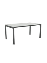 Schaffner Luzern table repas 160x90cm Gris Argent 78 Graphite 73 