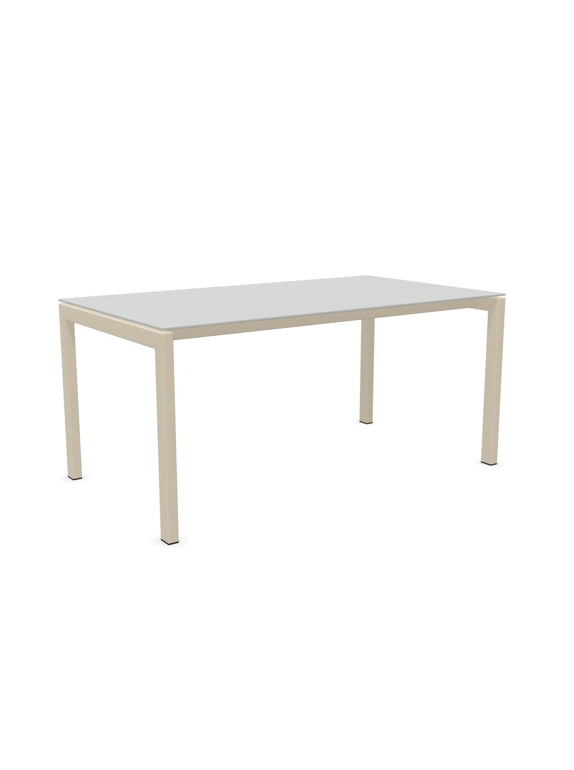 Schaffner Luzern table repas 160x90cm Gris Argent 78 Sable Pastel 15 